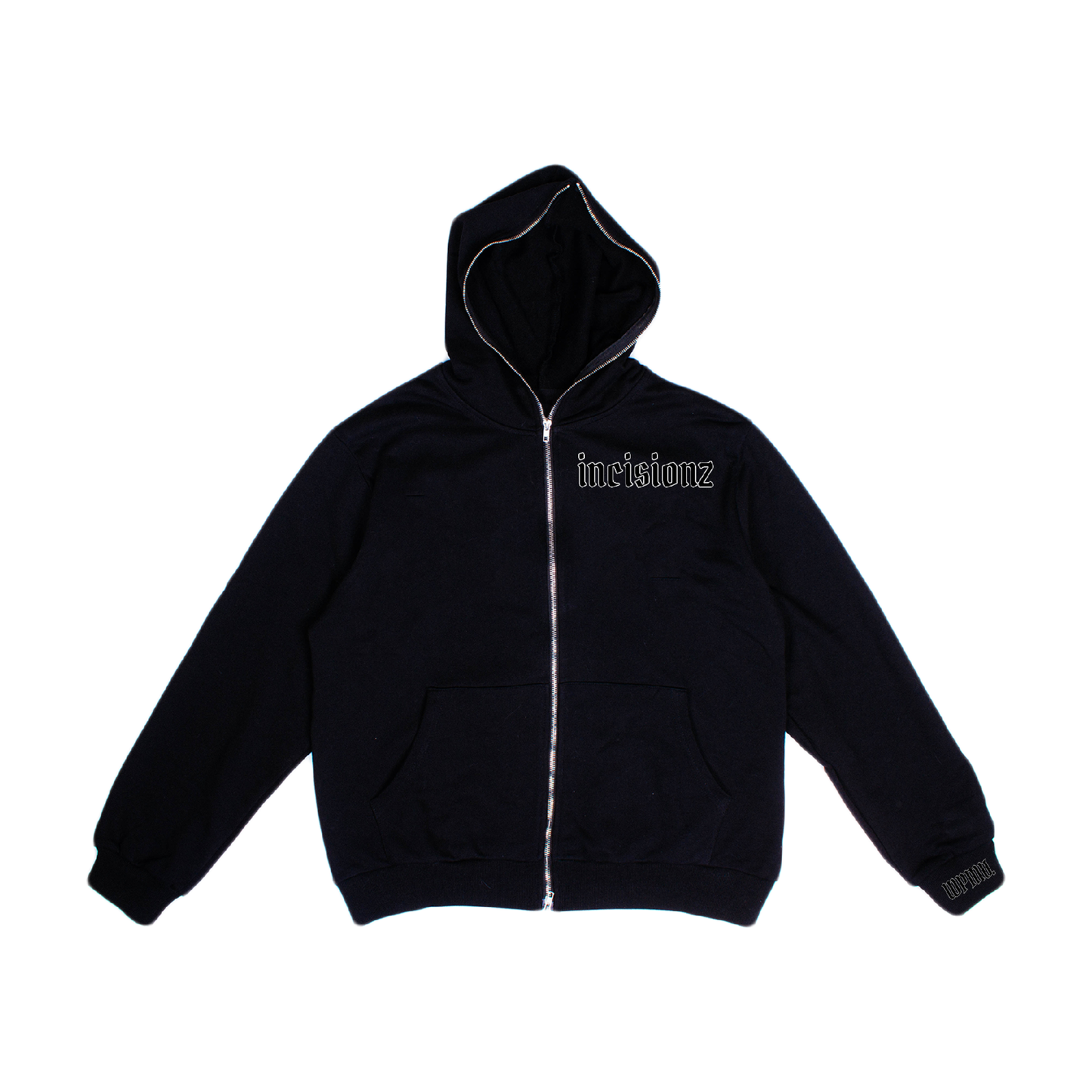 Incisionz Zip Up Hoodie (Black)